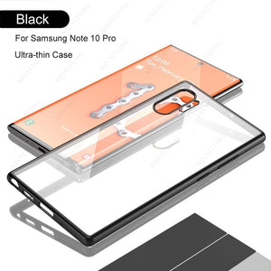 For Galaxy Note 10 case Thin Fashion Soft Silicon Clear Transparent Luxury Phone Case for Samsung Galaxy Note 10 Plus Cover