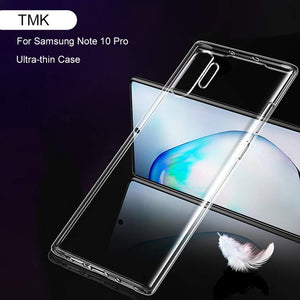 For Galaxy Note 10 case Thin Fashion Soft Silicon Clear Transparent Luxury Phone Case for Samsung Galaxy Note 10 Plus Cover