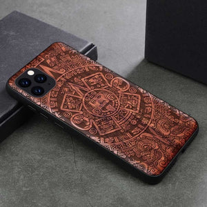 Natural Wood Case For Samsung Galaxy Note 9 8 10 Pro S9 S10 Plus 100% Wood Case For iPhone 11 Pro Max 7 8 6 6S Plus X XR XS Max