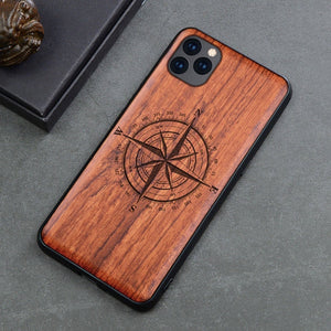 Natural Wood Case For Samsung Galaxy Note 9 8 10 Pro S9 S10 Plus 100% Wood Case For iPhone 11 Pro Max 7 8 6 6S Plus X XR XS Max